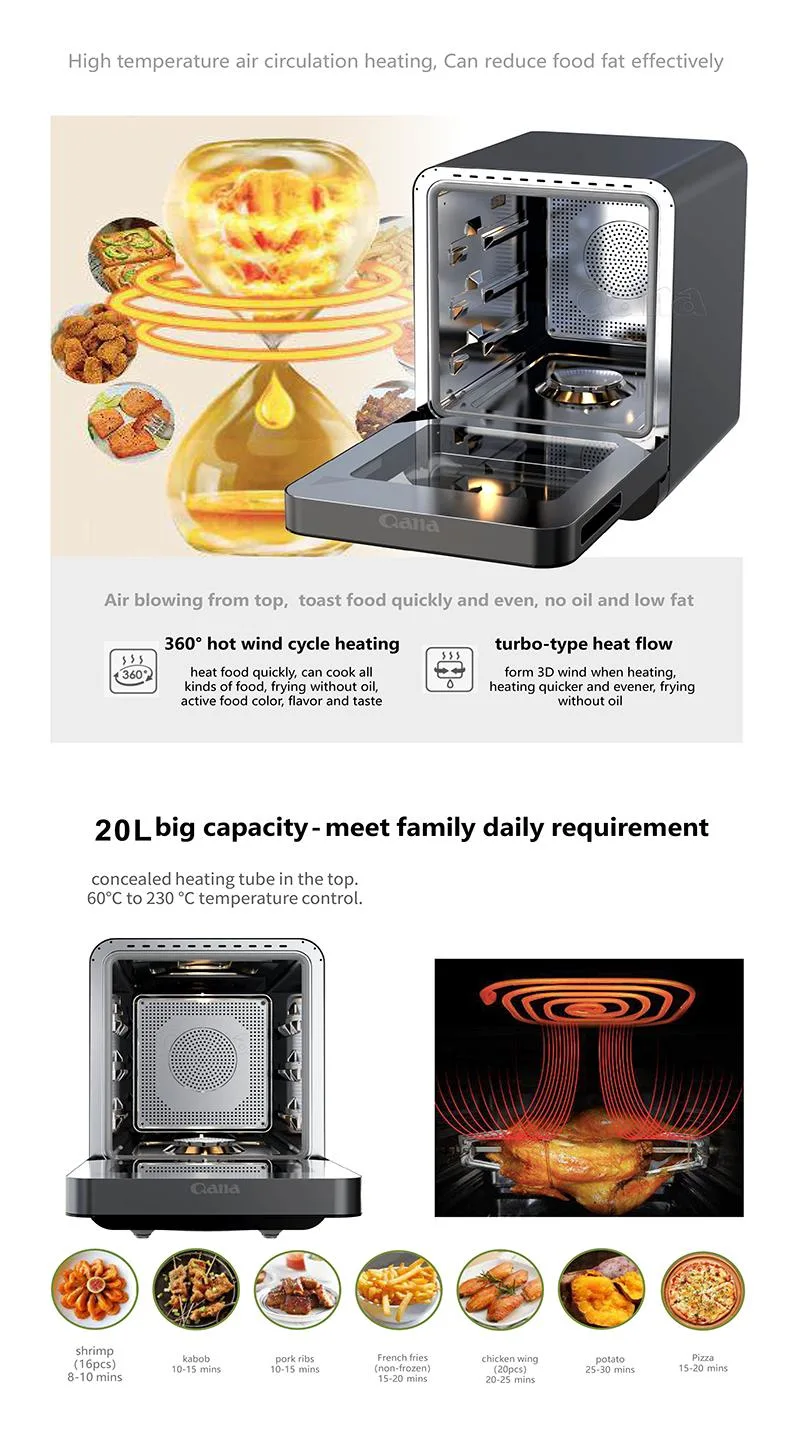 Qana Hot Sale Multifunctional Air Fryer Oven